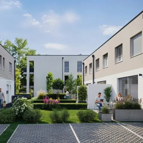Foto der Kleinanzeige: Eigenheim statt Miete ab 1.090,- € / Monat! Schlüsselfertige Doppel- & Reihenhäu